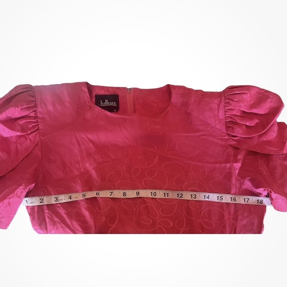 Vintage Pink Silk Dress - Picture 6 of 7